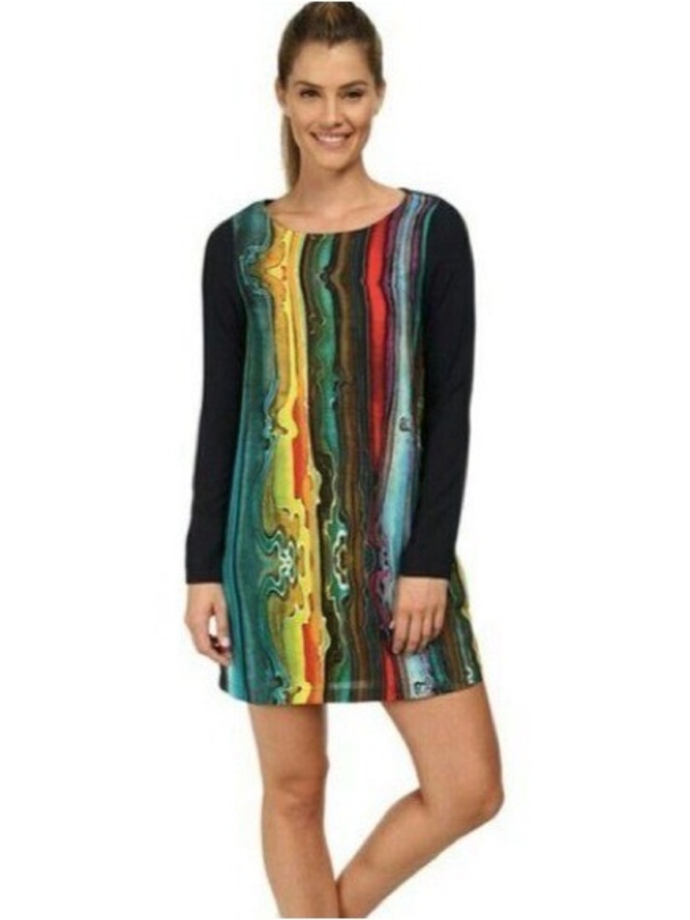 PrAna Cece Medallion Colorful Shift Dress Size Small